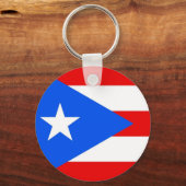 Keychain with Flag of Puerto Rico Schlüsselanhänger (Vorderseite)