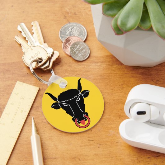 Keychain with Flag of Uri canton, Switzerland Schlüsselanhänger (Schreibtisch)