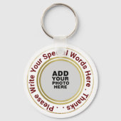 keychain with photo schlüsselanhänger (Vorderseite)