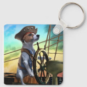 keychain with rabbit and dog schlüsselanhänger (Rückseite)