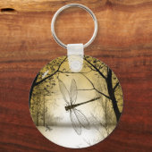 Keychain with trees and dragonflies schlüsselanhänger (Vorderseite)