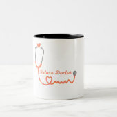 Keychain Zweifarbige Tasse (Mittel)