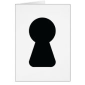 KEYHOLE GREETING CARD (Vorne)