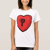 Keyhole Heart T-Shirt (Vorderseite)