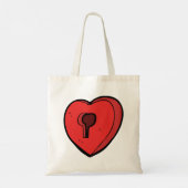 Keyhole Heart Tragetasche (Rückseite)