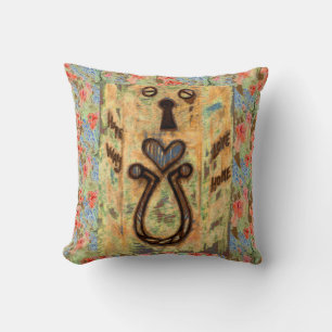 Keyhole & Herz Kissen