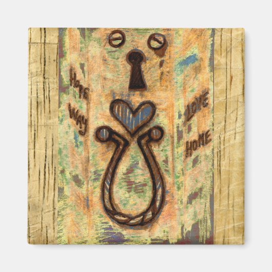 Keyhole & Herz Magnet (Vorne)