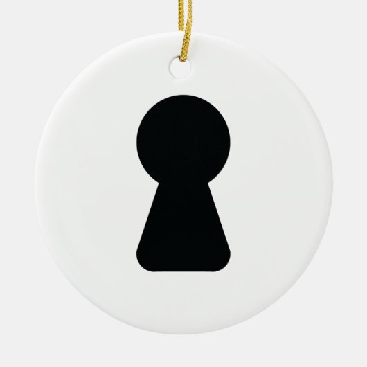 KEYHOLE KERAMIK ORNAMENT (Vorne)