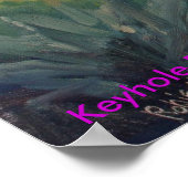 Keyhole Rock, Laguna Beach, CA ~ Kathleen Robison Poster (Ecke)