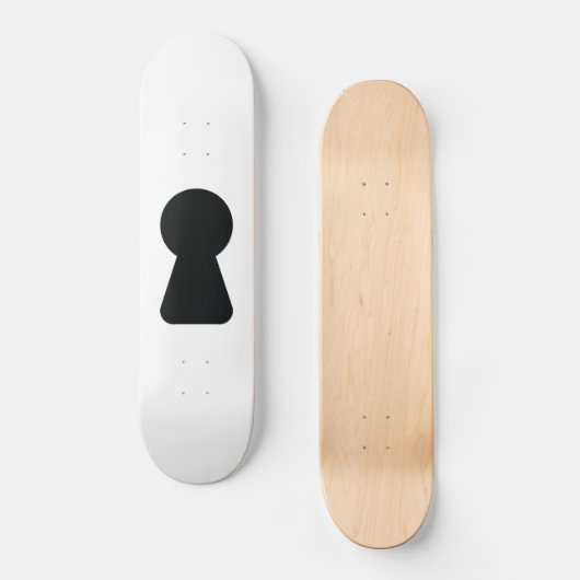 KEYHOLE SKATEBOARD (Vorderseite)