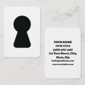 KEYHOLE VISITENKARTE (Vorne/Hinten)