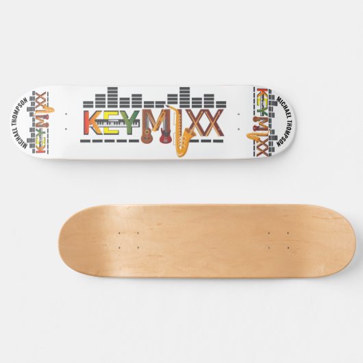 KEYMIXX OFFIZIELLE SKATEBOARD (Horizontal)