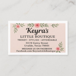 KEYRA'S LITTLE BOUTIQUE IN UVALDE VISITENKARTE