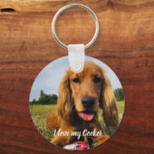 Keyring Cocker Spaniel Schlüsselanhänger (Vorderseite)