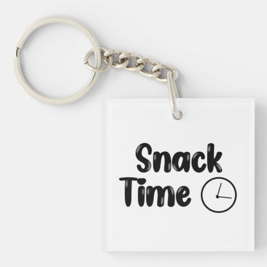 Keyring-Design mit Snack-Zeit Schlüsselanhänger (Vorderseite)