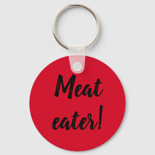 Keyring - Fleisch essen Blut rot Schlüsselanhänger