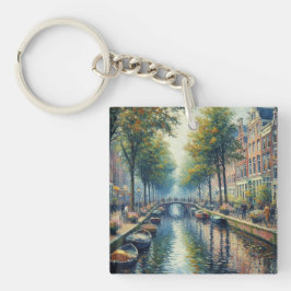 Keyring - Herbstnachmittag am Kanal Schlüsselanhänger