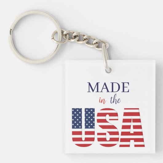 Keyring - Made in the USA Schlüsselanhänger (Vorderseite)