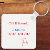 Keyring - Made in the USA Schlüsselanhänger (Rückseite)