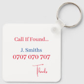 Keyring - Made in the USA Schlüsselanhänger (Rückseite)