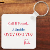 Keyring - Made in UK Schlüsselanhänger (Rückseite)