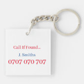 Keyring - Made in UK Schlüsselanhänger (Rückseite)