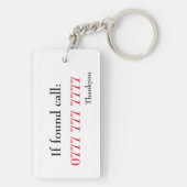 Keyring - Street Art Face Schlüsselanhänger (Rückseite)