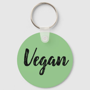 Keyring - Vegan grün Schlüsselanhänger