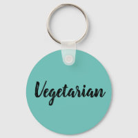 Keyring - Vegetarischer Ozean Blau