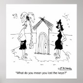 Keys auf der Wüsteninsel verloren Poster (Vorne)