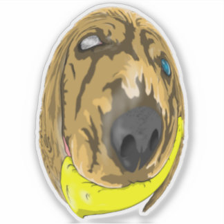 Keys & Banana, der Miniaturcocker spaniel 2 Aufkleber