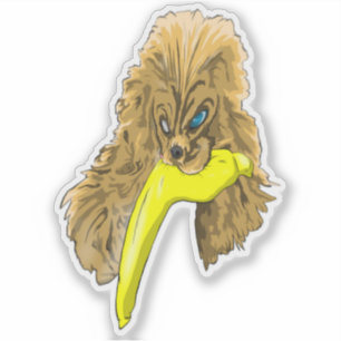 Keys & Banana, der Miniaturcocker spaniel 3 Aufkleber