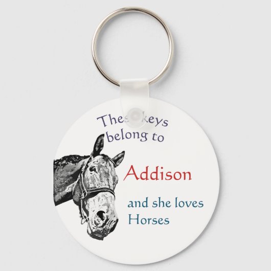 Keys gehören zu Individuelle Name Custom sie Liebe Schlüsselanhänger (Vorderseite)