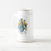 Keyser Familienwappen Bierglas (Vorderseite Links)