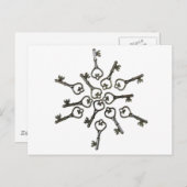 KeysSuccessStarBurst0328093 Postkarte (Vorne/Hinten)