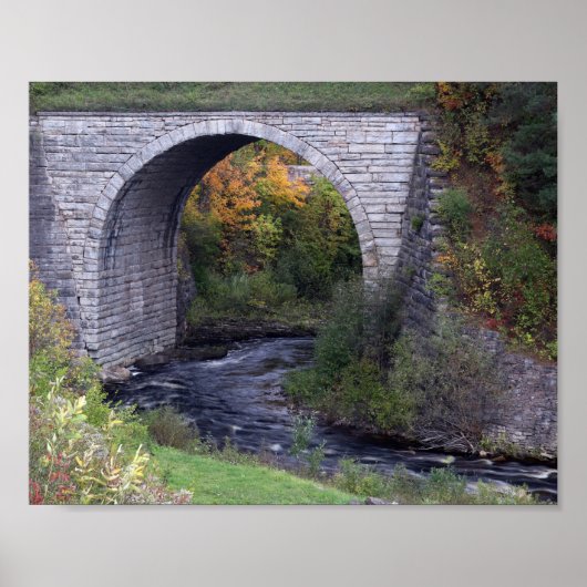 Keystone Bridge, Ramsay, Obere Halbinsel Poster (Vorne)