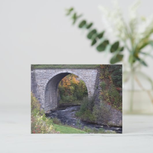 Keystone Bridge, Ramsay, Obere Halbinsel Postkarte (Stehend Vorderseite)