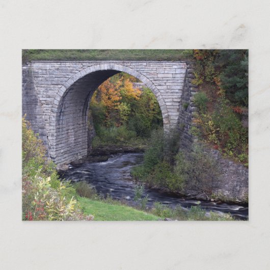 Keystone Bridge, Ramsay, Obere Halbinsel Postkarte (Vorderseite)