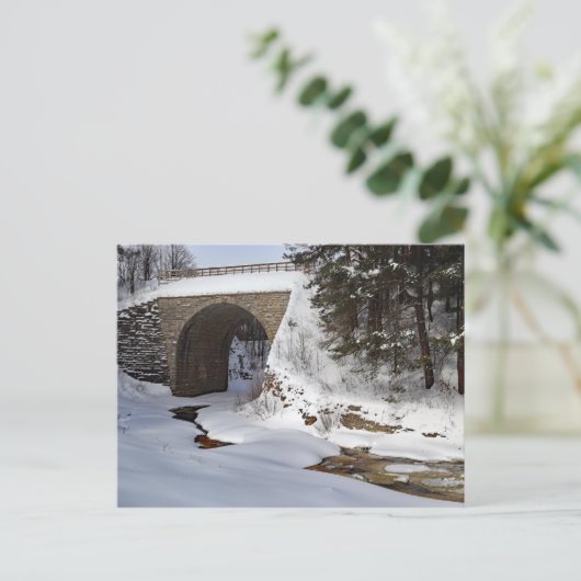 Keystone Bridge, Ramsay, Obere Halbinsel Postkarte (Stehend Vorderseite)