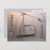 Keystone Colorado Aufzug Postkarte (Vorne/Hinten)