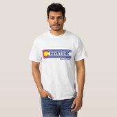 Keystone Colorado, lokaler Flaggenwert T-Shirt (Vorne ganz)