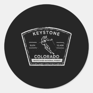Keystone Colorado Runder Aufkleber