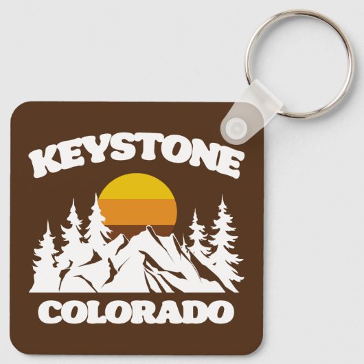 Keystone, Colorado Schlüsselanhänger (Rückseite)