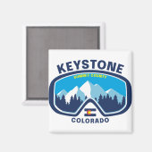 Keystone Colorado Ski Goggles Magnet (Vorderseite/Rückseite)