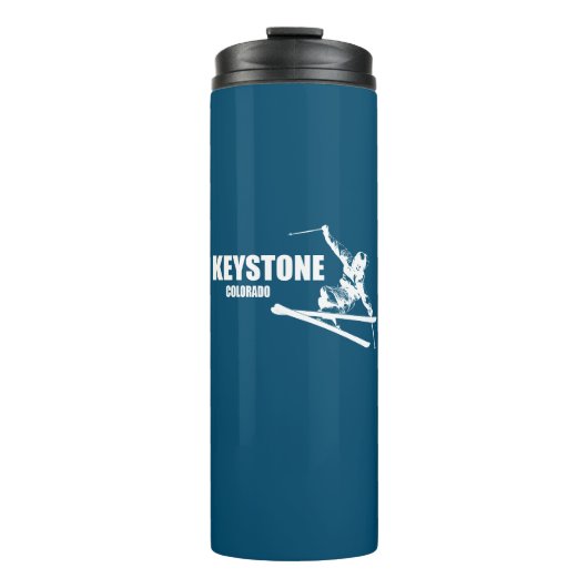 Keystone Colorado Skier Thermosbecher (Vorderseite)