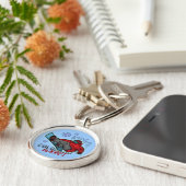 Keystone Colorado Snowboarder Höhenflug Schlüssela Schlüsselanhänger (Seite)