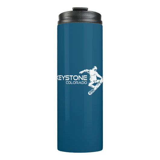 Keystone Colorado Snowboarder Thermosbecher (Vorderseite)