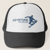 Keystone Colorado Snowboarder Truckerkappe (Vorderseite)