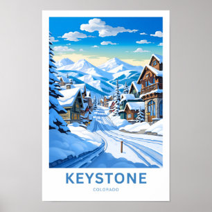 Keystone Colorado Travel Print Poster