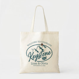 Keystone Colorado Wedding Welcome Tote Bag Tragetasche